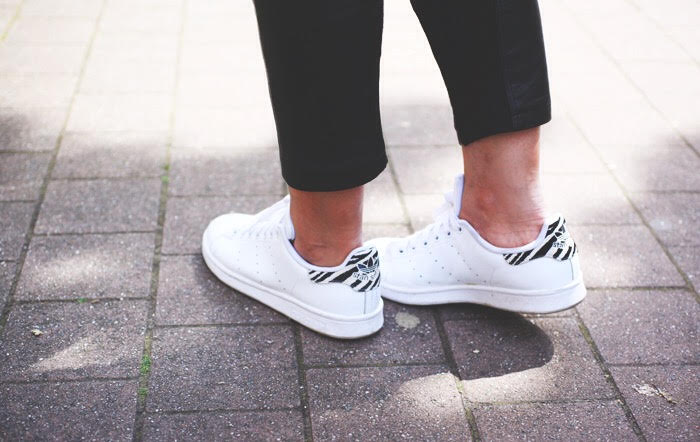 stan smith femme zebre