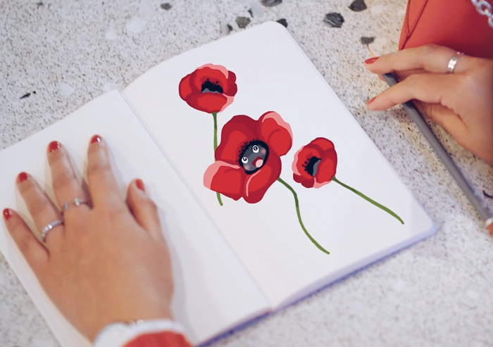 Kenzo flower le clearance cushion